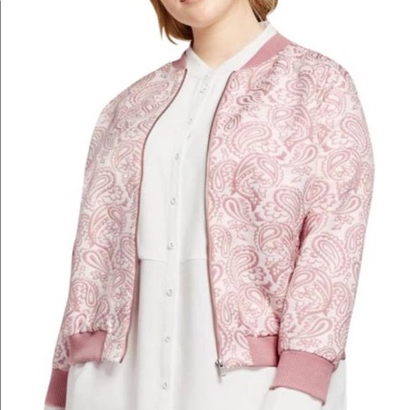 Victoria Beckham for Target Jackets & Blazers - Victoria Beckham Floral Jacquard Bomber Jacket